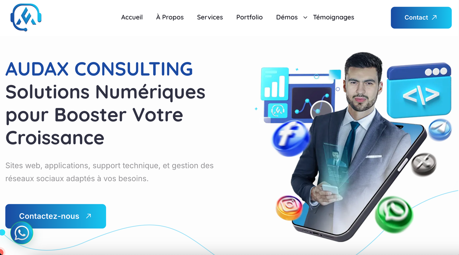 Audax Consulting - Site 1ère Version